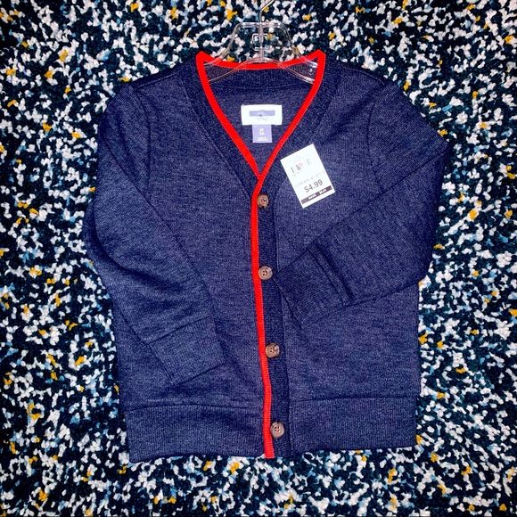 Old Navy & Gap Boys Button Up and Cardigan Set - 2T - Picture 2 of 12